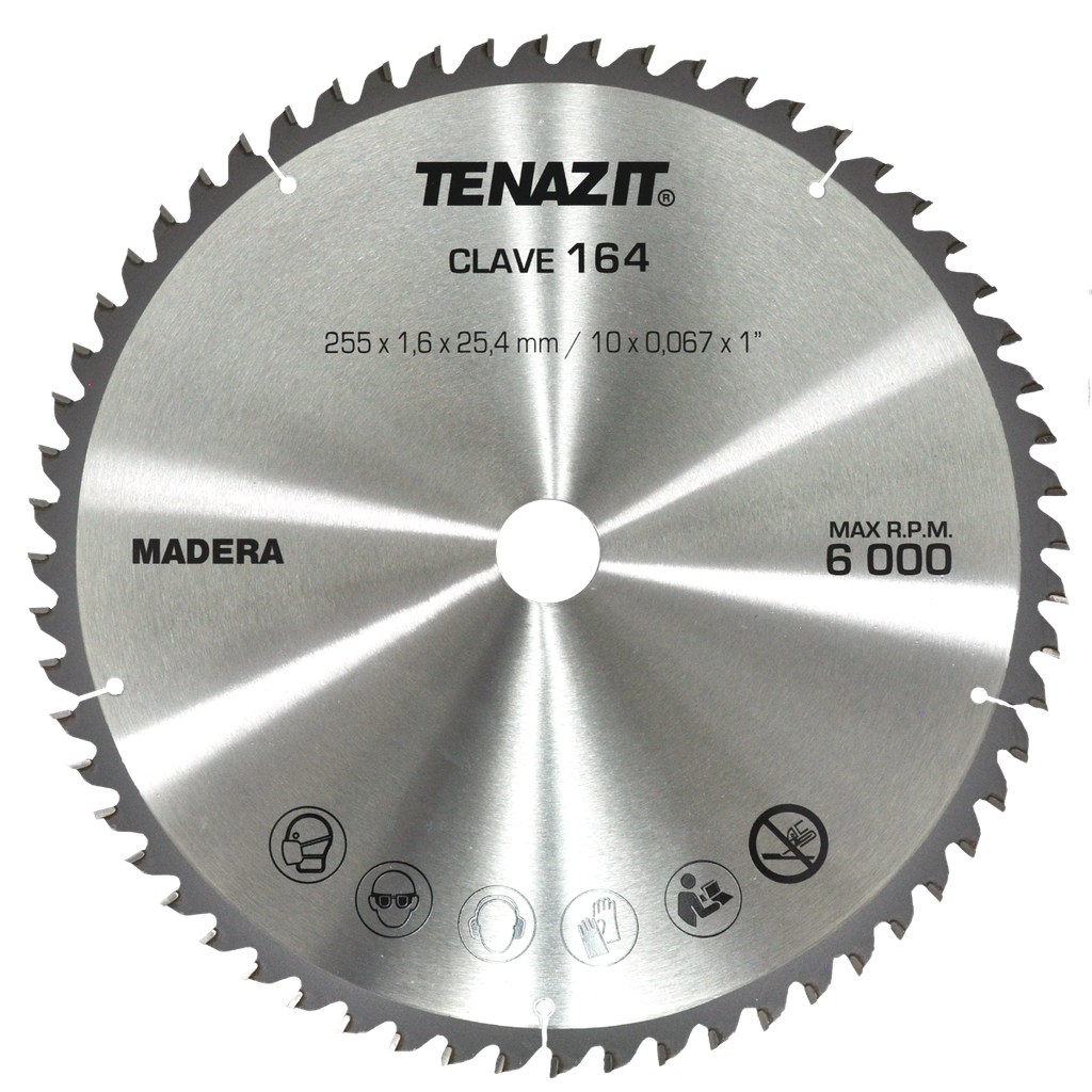 SIERRA METÁLICA AUSTROMEX P/MADERA 10"  x 1" SMI60 60 DIENTES (164)(H) DDD