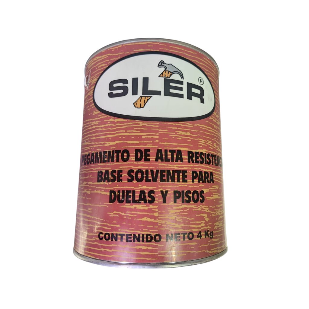 SILER ADHESIVO BASE SOLVENTE P/DUELAS Y PISOS 4KG