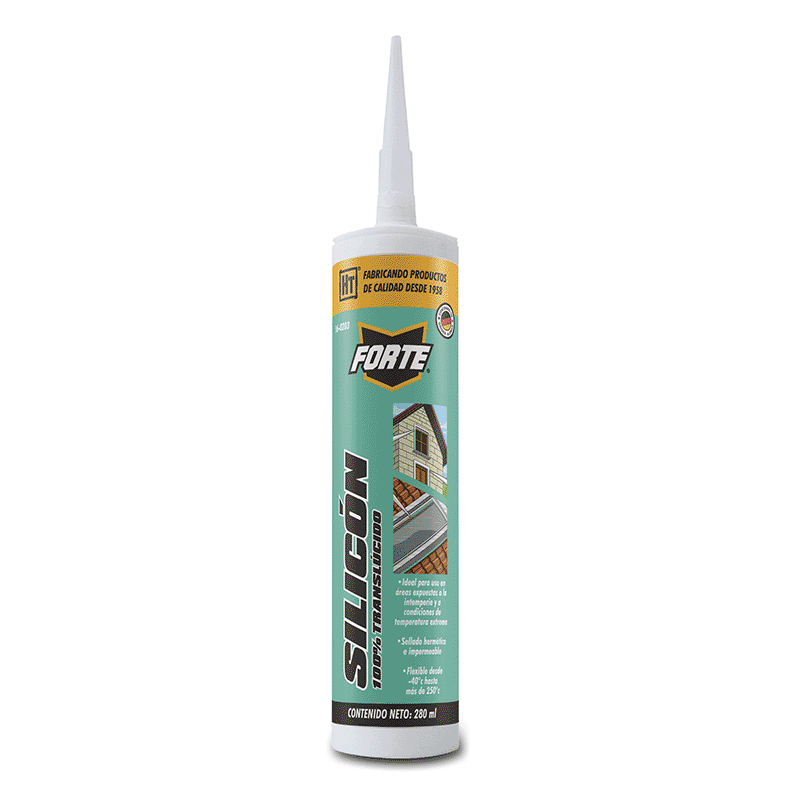 SILICÓN HECORT 100% TRASLUCIDO 280ML (16-0203)