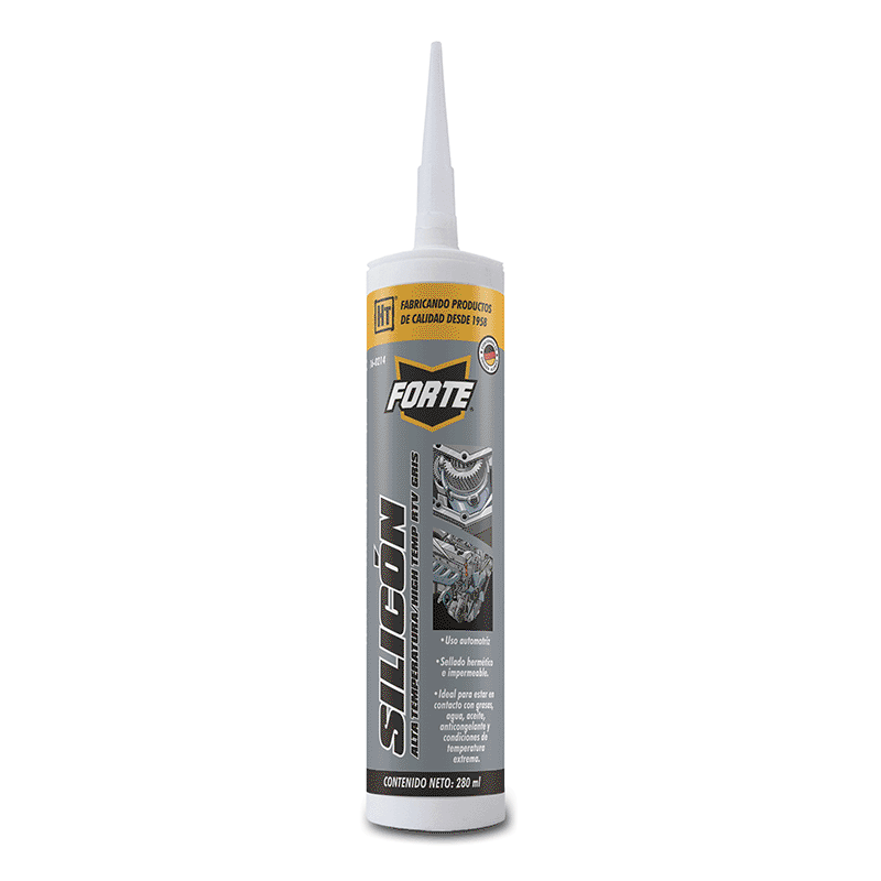 SILICÓN HECORT ALTA TEMPERATURA GRIS 280ML (16-0214)