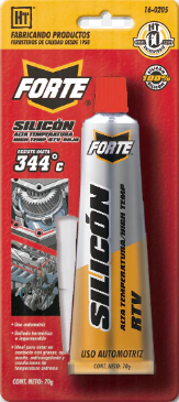 SILICÓN HECORT ALTA TEMPERATURA ROJO 70GR (16-0205)