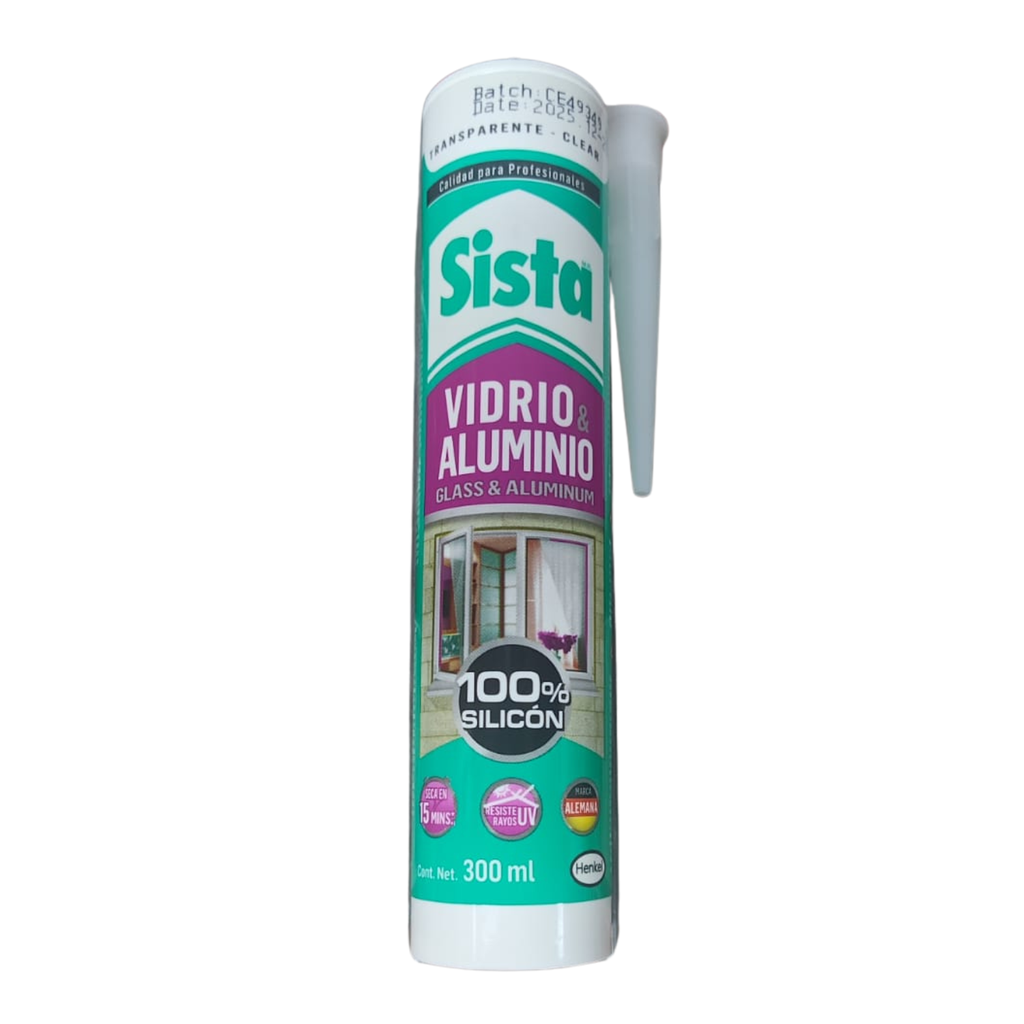 SISTA F107 VIDRIO Y ALUMINIO TRANSPARENTE 300ML