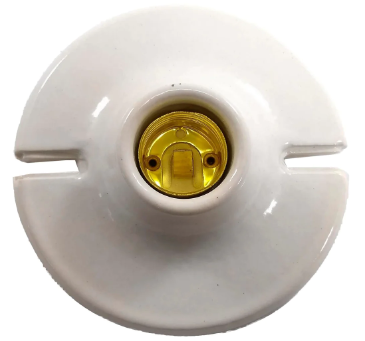 IUSA SOCKET PORCELANA REDONDO GRANDE 134 (310732)(E)