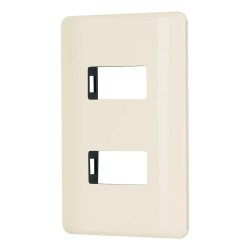 IUSA TRADIZIONE PLACA 2 VENTANAS MARFIL 657M (300144)(E)