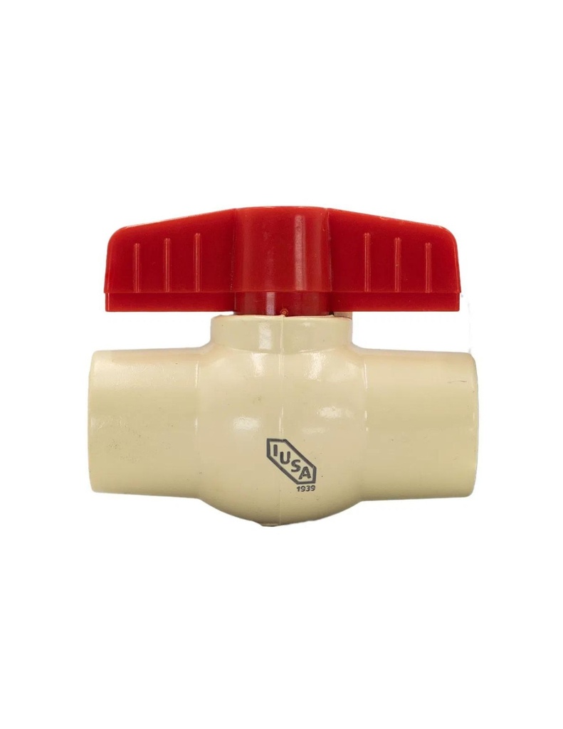 IUSA VÁLVULA DE BOLA CPVC FLOW 1/2" (618421)(H)