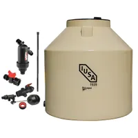 IUSA TINACO TRICAPA BEIGE C/ACCESORIOS 1100LT (267338)