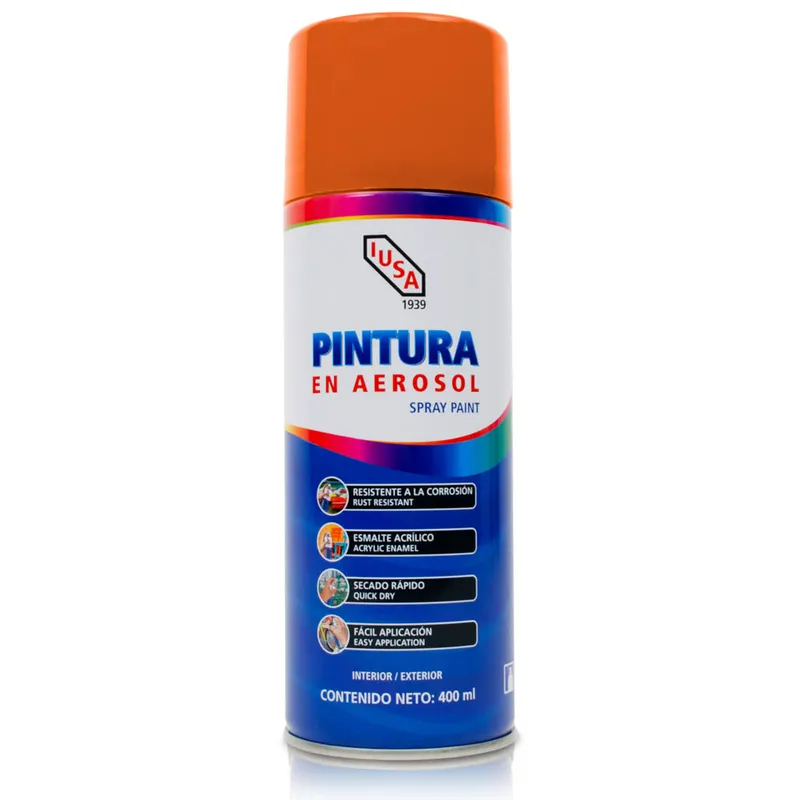 IUSA PINTURA EN AEROSOL NARANJA 400ML (618821)(E)