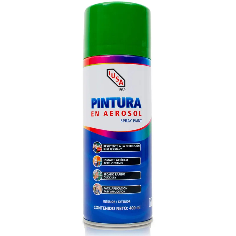 IUSA PINTURA EN AEROSOL VERDE ECOLÓGICO 400ML (618834)(E)