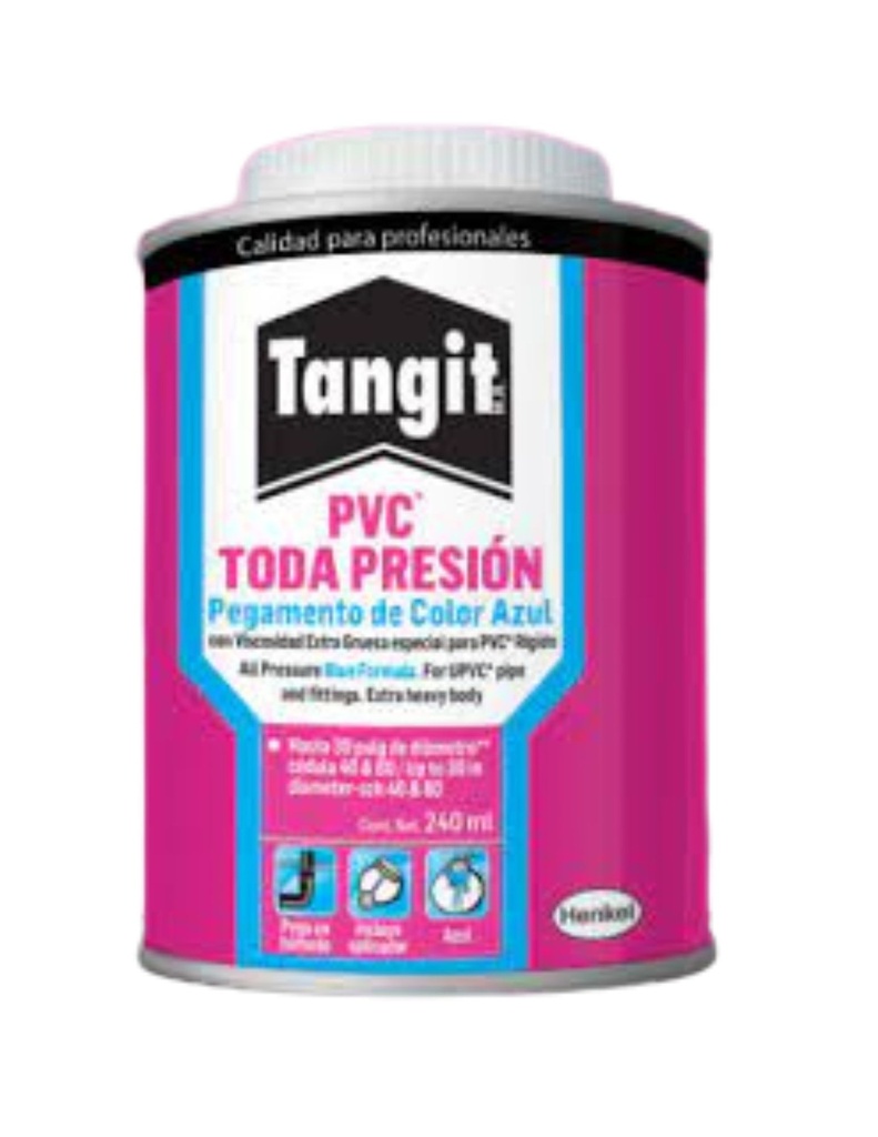 TANGIT PVC TODA PRESIÓN LÍQUIDO AZUL 25ML