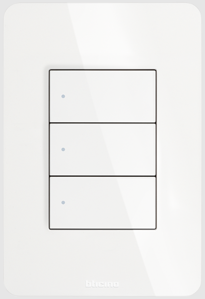 QUINZIÑO GO PLACA RESINA BLANCA 3 MÓDULOS C/CHASIS (JA4803JWQ)(E)
