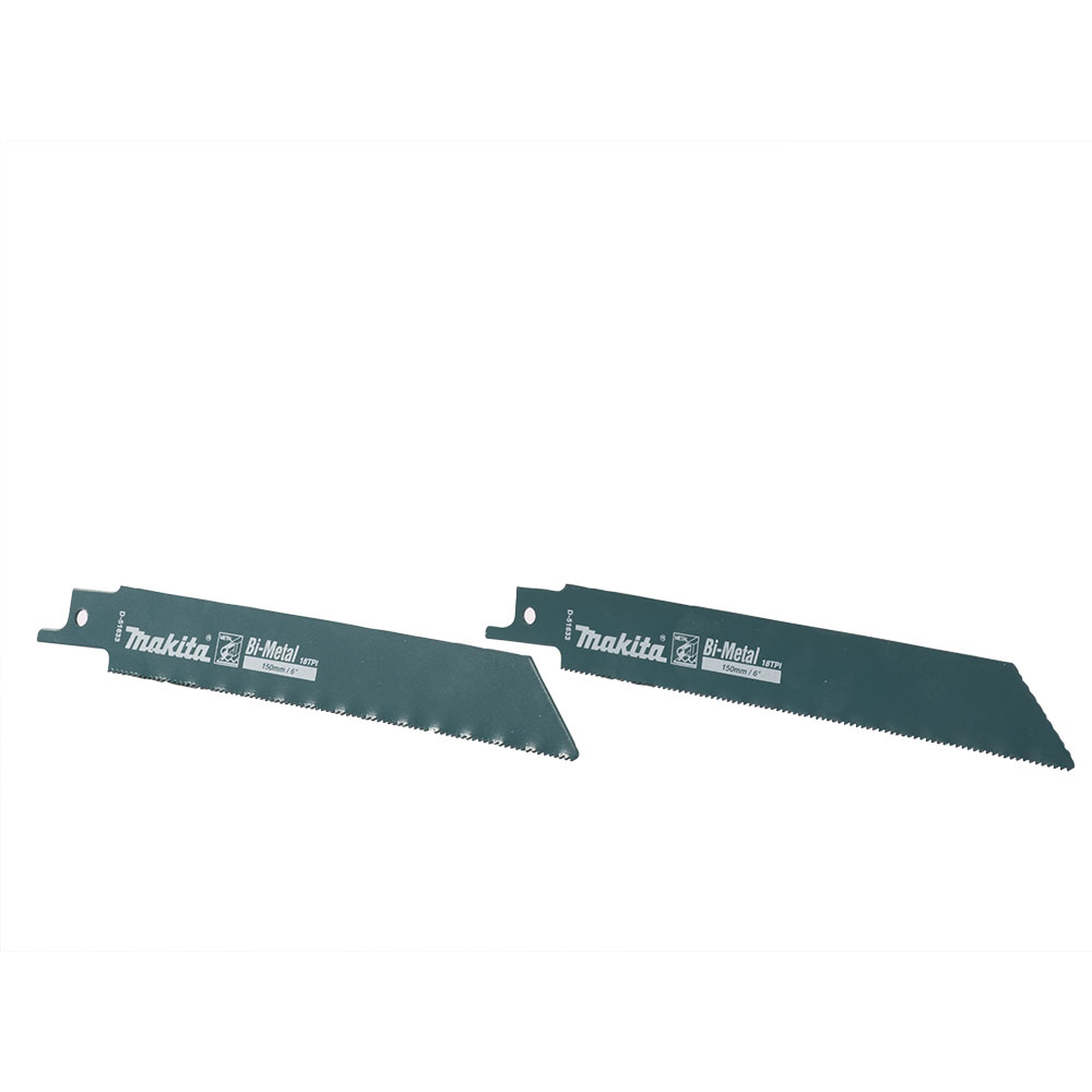 SEGUETA SABLE BIMETÁLICA MAKITA 9" 18 DIENTES P/METAL C/2PZ (D-51661)