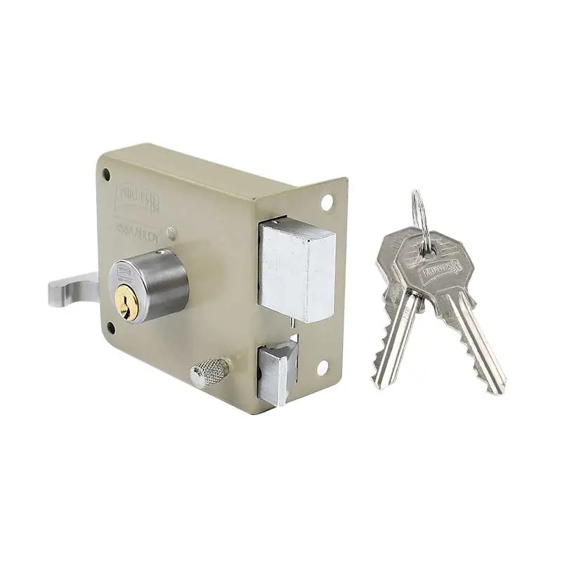CERRADURA PHILLIPS 175N INSTAFÁCIL DERECHA BEIGE SOBREPONER (MX6947)