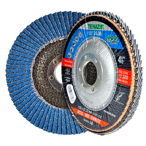 DISCO AUSTROMEX LAMINADO 4-1/2" X 7/8" GRANO 40 P/DESBASTE (2638)(H)