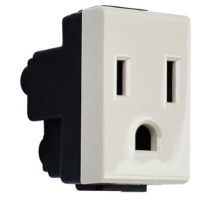 FORZA TOMACORRIENTE FORZA 2P+T MARFIL 1 MÓDULO S/PROTECCIÓN INFANTIL (FZA29SMS)(E)