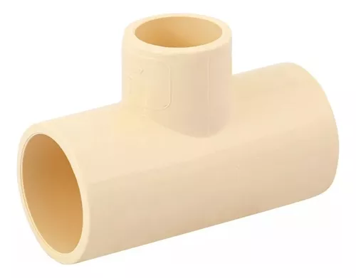 IUSA TEE REDUCIDA CPVC  3/4" x 3/4" x 1/2" (616200)(H)