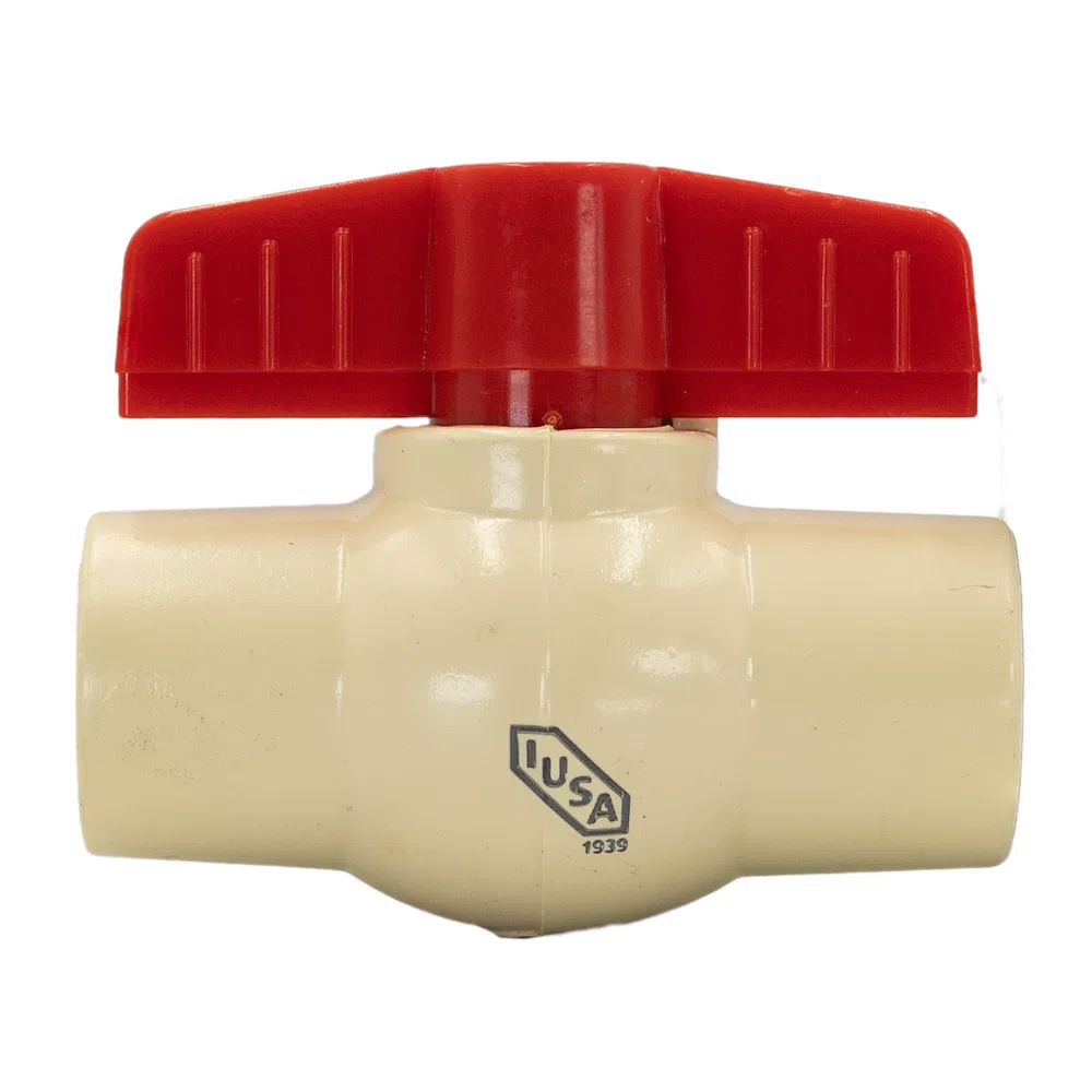 IUSA VÁLVULA BOLA CPVC 1" (25MM) (616719)(H)