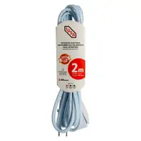IUSA EXTENSIÓN DOMÉSTICA BLANCA 2x16 2M C/FAJILLA (269335)(E)