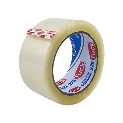 CINTA EMPAQUE TUK (278T) TRANSPARENTE JUMBO 48MM X 150M INDIVIDUAL