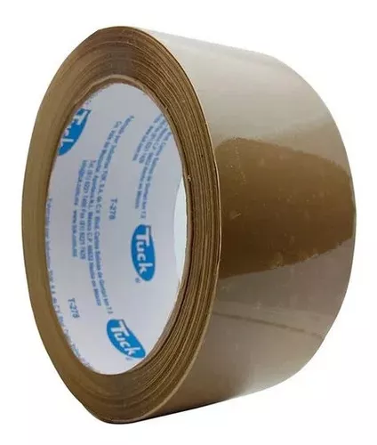 CINTA EMPAQUE TUK (278C) CANELA CHICA 48MM X 50M INDIVIDUAL