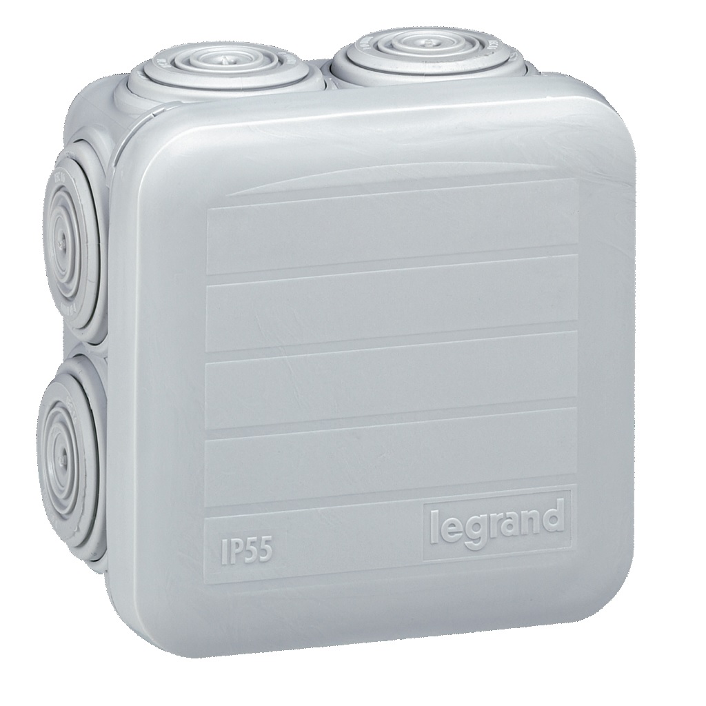 BTICINO CAJA PLEXO CUADRADA LEGRAND 80 X 80 X 45MM IP55 (092012)