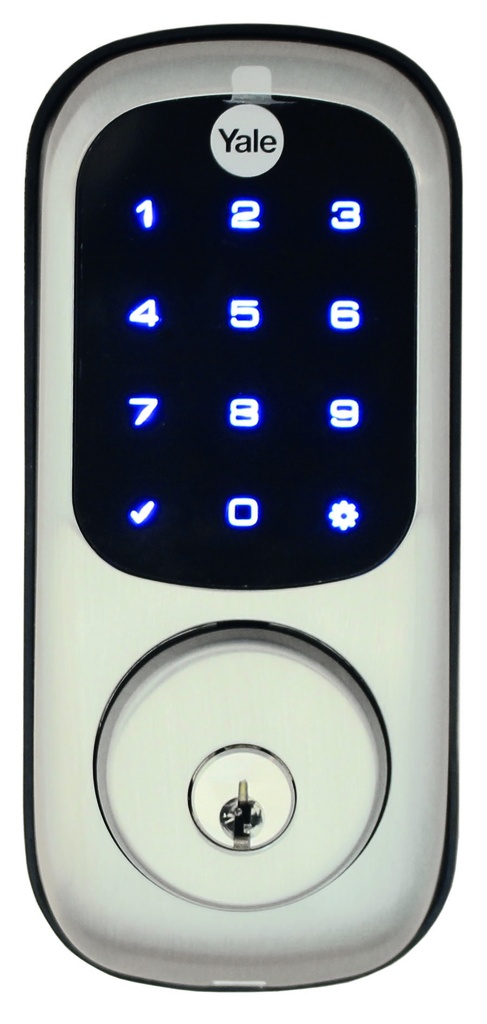 CERROJO YALE REAL LIVING NÍQUEL SATINADO YRD226-NR-619 (MX89537)