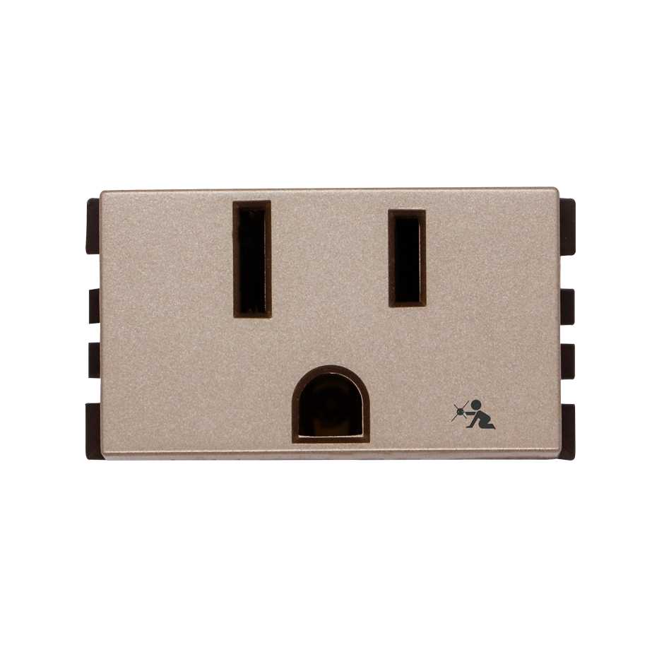 CONTACTO ATERRIZADO SIMON 2P+T CAVA MATE (25422-34)(E)