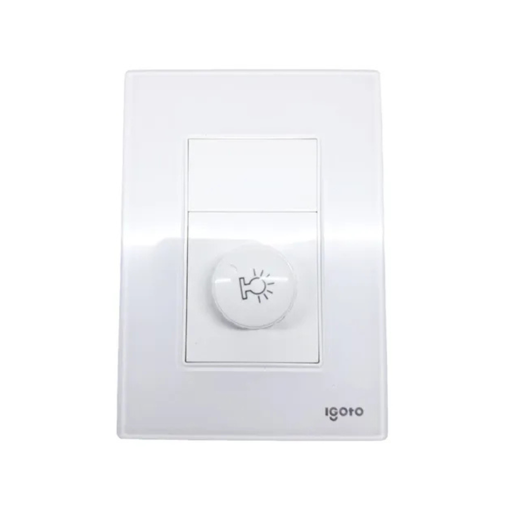 IGOTO PLACA ARMADA BLANCA C/DIMMER (CRIS1019)(E)
