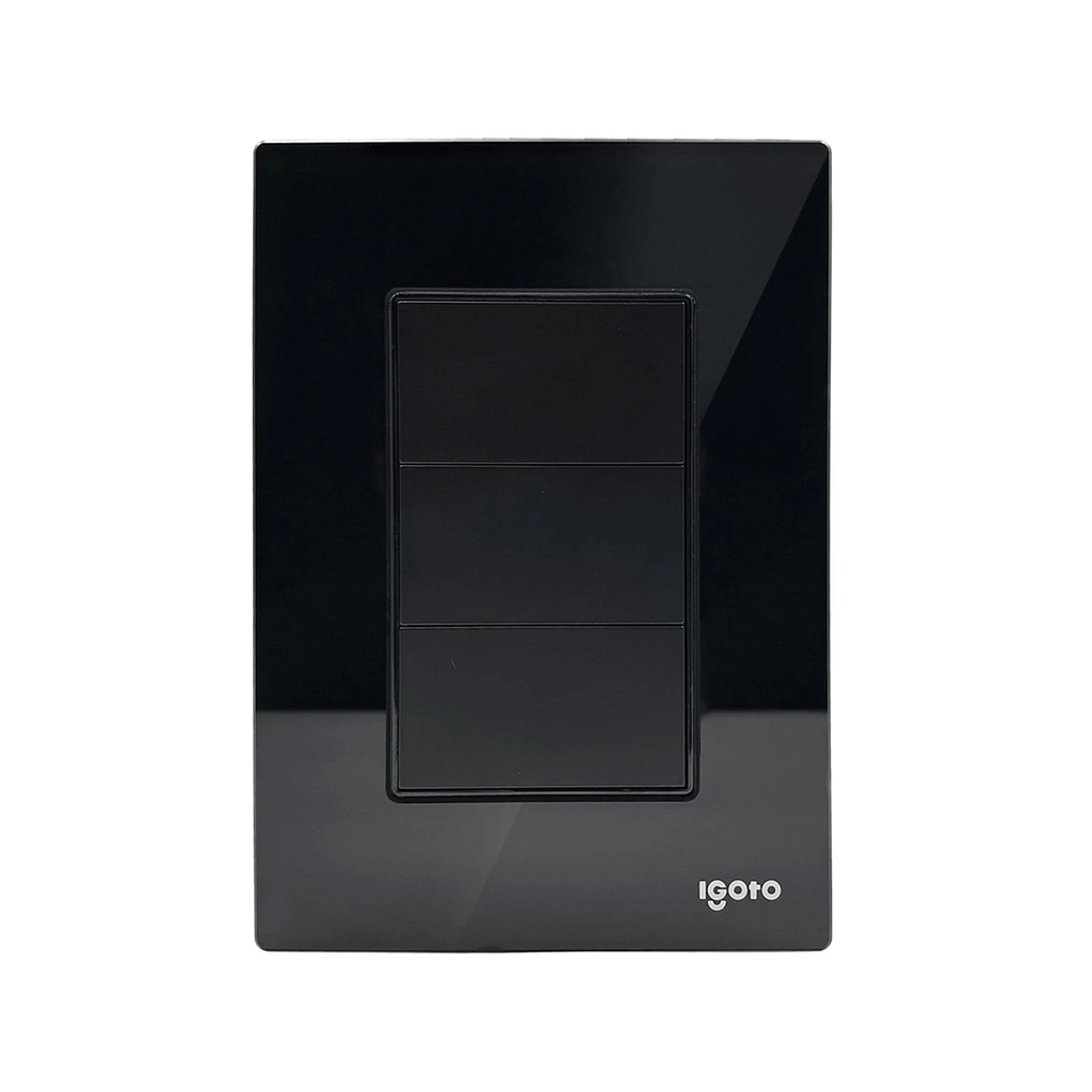 IGOTO PLACA ARMADA NEGRA CIEGA (CRIS2015)(E)