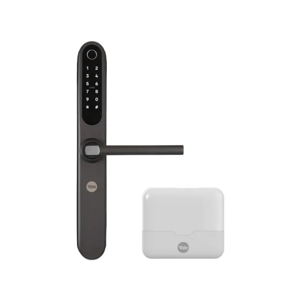 CERRADURA DIGITAL YALE YSD100/5085 MANIJA-MANIJA GUN METAL + HUB (MX89993)