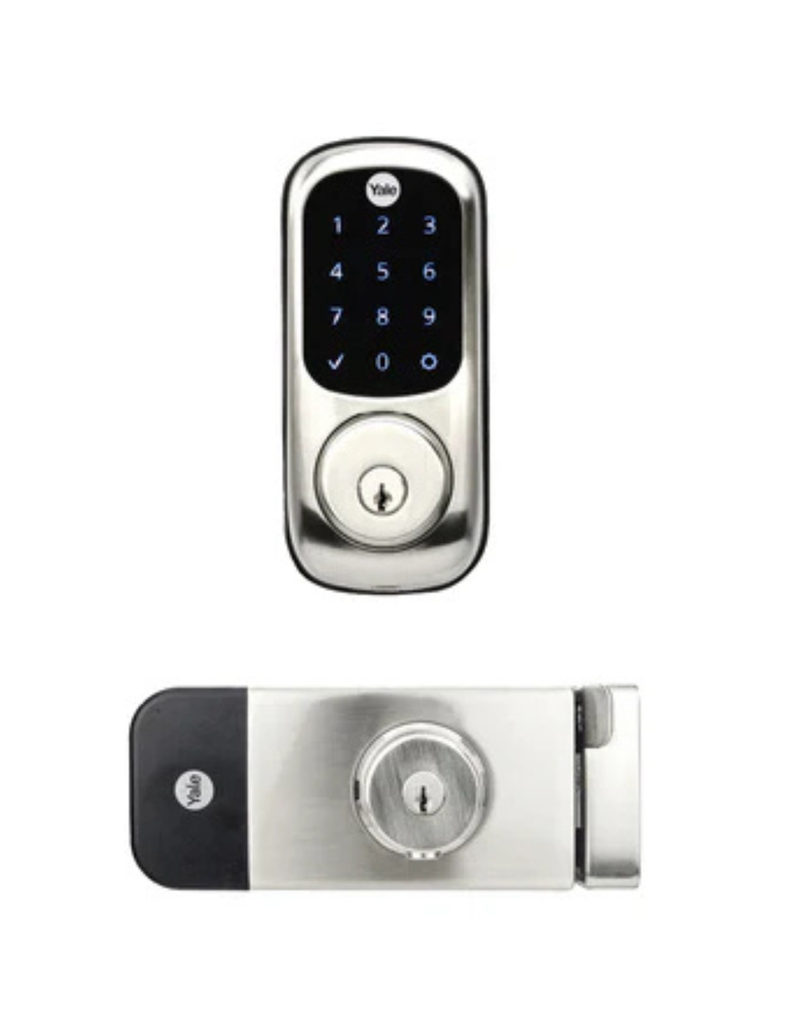 CERRADURA YALE DIGITAL YXR226 P/EXTERIORES NÍQUEL SATÍN (MX89997)