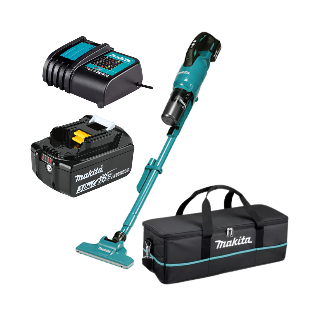 COMBO MAKITA ASPIRADORA INALÁMBRICA DCL286FBX5 + BATERÍA BL1830B + CARGADOR DC18SD + MALETA (DCL286FBX5)