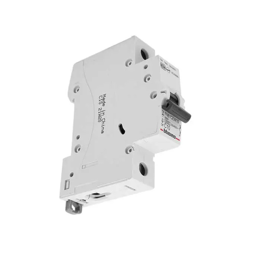 BTICINO INTERRUPTOR MINI DIN 1X10 (FN81CEW10)