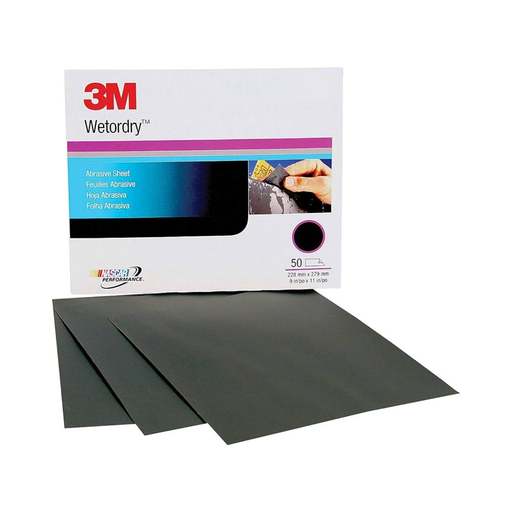 [3MLWIG1500] 3M LIJA WETORDRY HOJA COMPLETA 9" X 11" GRANO 1500 (02032)(H)