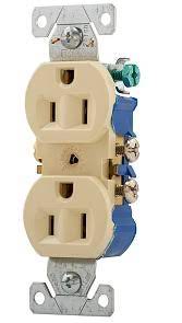 [ERY10-268V] ARROW HART CONTACTO DUPLEX ATERRIZADO MARFIL (268V)(E)