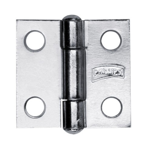 [PHB110STEA] BISAGRA PHILLIPS 1" ACERO S/TORNILLO C/20PZ (MX169)(H)
