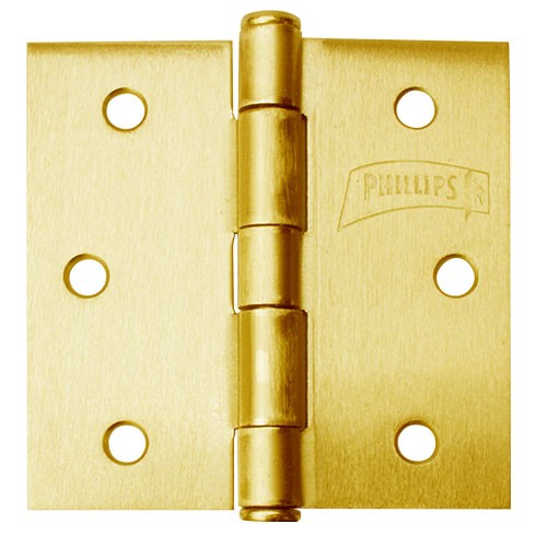 [PHB930CTUL] BISAGRA 930 CTP PHILLIPS 3"x3" LATÓN C/10PZ (MX3392)(H)