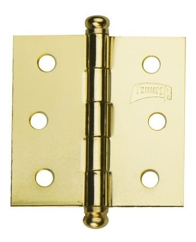 [PH830-01] BISAGRA PHILLIPS 830 ST GR 3"x3" PERNO SUELTO S/TORNILLO LATÓN A GRANEL (MX9690)(H)