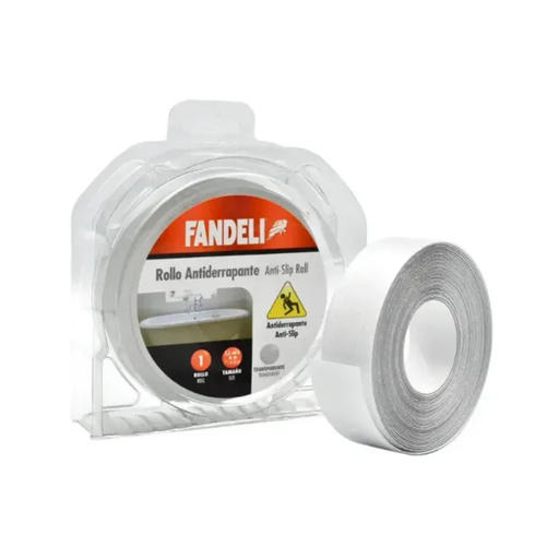 [FACINT72271] CINTA ANTIDERRAPANTE FANDELI TRANSPARENTE P/EXTERIORES 1" x 6 m (72271)