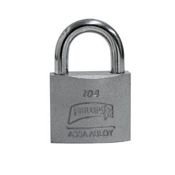 [PHCA104GC] CANDADO HIERRO PHILLIPS 104 GANCHO CORTO (MX3406)(H)