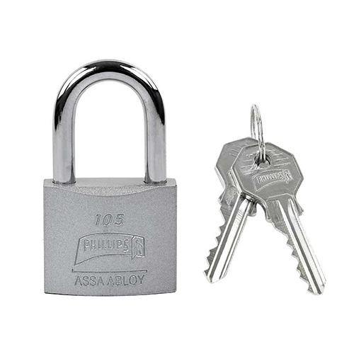 [PHCA105GC] CANDADO HIERRO PHILLIPS 105 GANCHO CORTO (MX3412)(H)