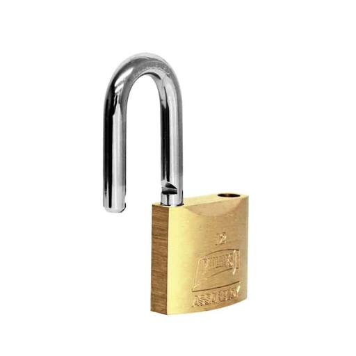 [PHCA012GL] CANDADO PHILLIPS 12 GANCHO LARGO LATÓN MACIZO (MX113)(H)