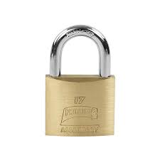 [PHCA017GC] CANDADO PHILLIPS 17 GANCHO CORTO LATÓN MACIZO (MX239)(H)