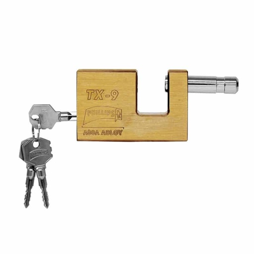[PHCATX009] CANDADO PHILLIPS TX- 09 TETRA-LLAVE LATÓN (MX2186)(H)