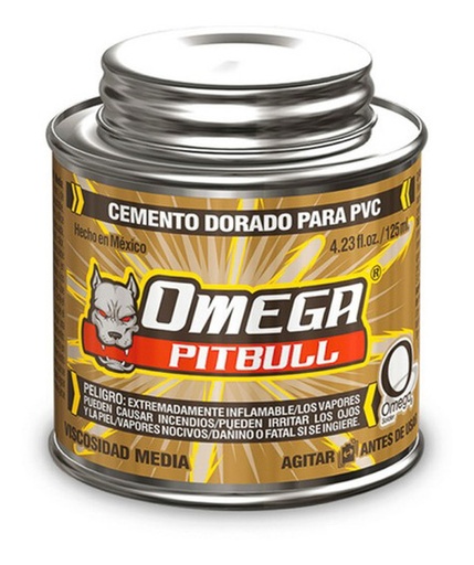 [SOSCEDO125] CEMENTO DORADO OMEGA P/PVC 125ML