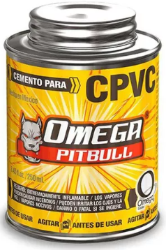 [SOSCEPBO014] CEMENTO AMARILLO OMEGA P/CPVC 250ML