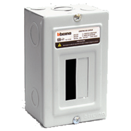 [BTPC2S] BTICINO CENTRO DE CARGA 2 POLOS SOBREPONER (BTN/2SN) (E)