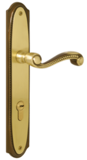 [PHTCEGRE87242] CERRADURA GRECIA TESA MANIJA-JALADERA DERECHA LATÓN ANTIGUO (MX87242)