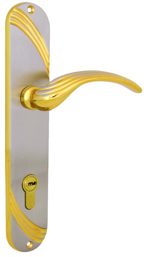 [PHTCELIDO87380] CERRADURA LIDO TESA RB100 ENTRADA MANIJA-JALADERA DERECHA ORO NÍQUEL LLAVE-LLAVE (MX87380)