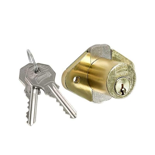 [PHCE021L] CERRADURA PHILLIPS 21 LATÓN P/MUEBLE (MX2)(H)