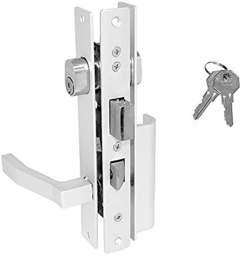 [PHCE575JMB] CERRADURA PHILLIPS 575 JALADERA-MANIJA BLANCO P/ALUMINIO (MX946)(H)